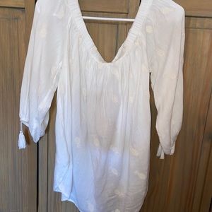 Pineapple Off the Shoulder Blouse